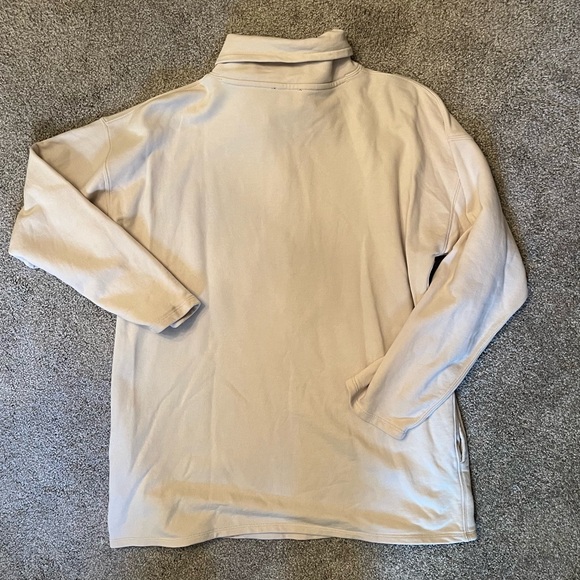 J.Crew Tan Half Zip - Picture 3 of 4